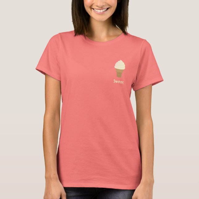 T-shirt Vanilla Soft Sert (Devant)