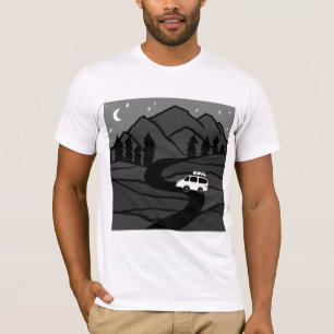 T-shirt VANLIFE Trees Forest Mountain Explore l'aventure