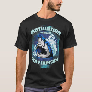 T-shirt VanMoore Shark Motivation Rester faim Salle de spo