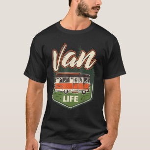 T-shirt Vannière de tous les jours en plein air Camping Va