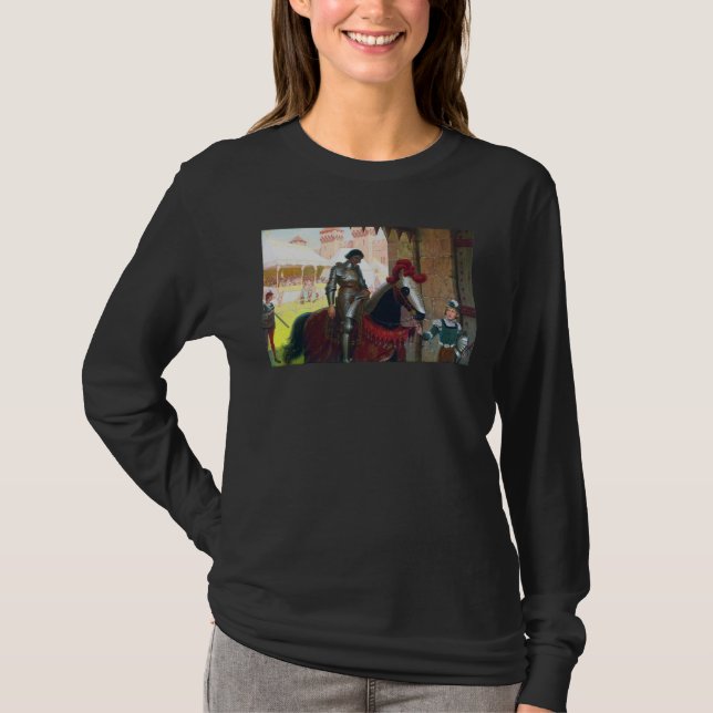 T-shirt Vanquished, by Edmund Blair Leighton (Devant)