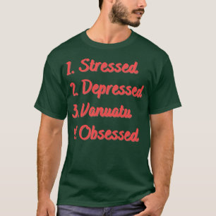 T-shirt Vanuatu déprimé observé