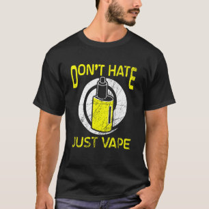 T-shirt Vape à vapeur Cigarette électronique Vape E Chicha