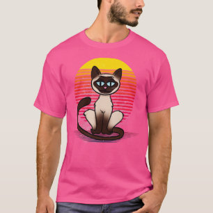T-shirt Vapeur de chats siamois