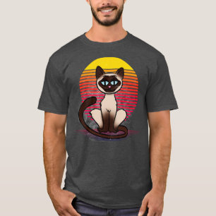 T-shirt Vapeur de chats siamois