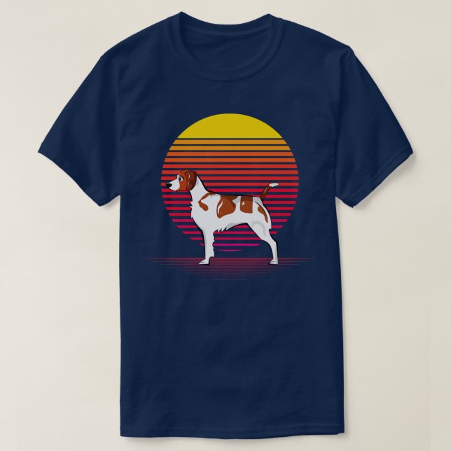 T-shirt Vapeur de chien breton (Design devant)