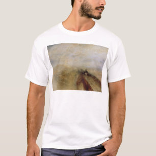T-shirt Vapeur de pluie de Joseph Mallord William Turner  