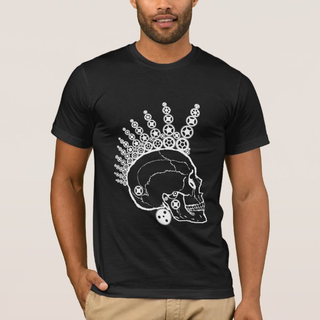 T-shirt VAPEUR PUNKED ! le tee - shirt final de steamPunk (Devant)