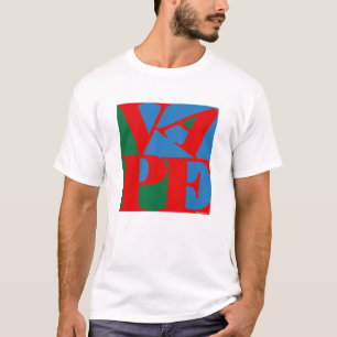 T-shirt Vapeur Retro VAPE dans le style LOVE des années