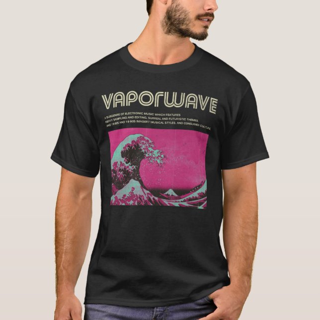 T-shirt Vaporwave (Devant)