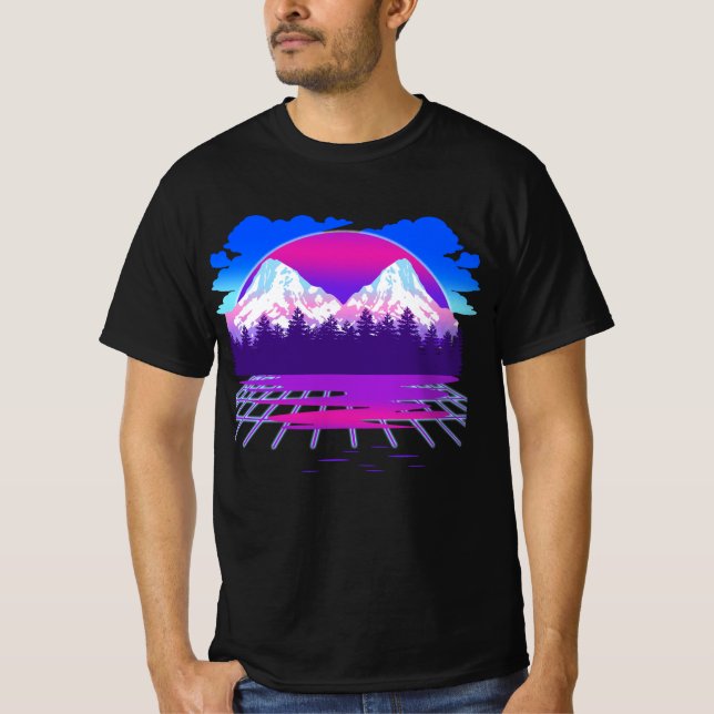 T-shirt Vaporwave (Devant)