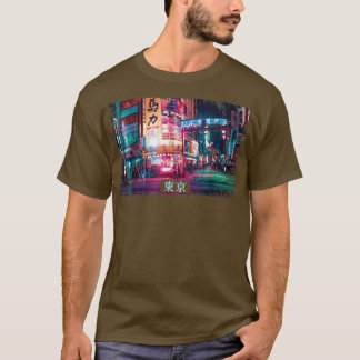 T-shirt Vaporwave esthétique Japon 80s 90s Mème Tokyo