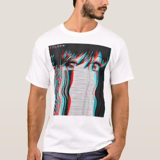 T-shirt Vaporwave esthétique Triste Anime Girl Retro Eboy 
