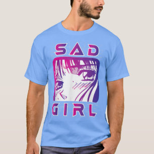 T-shirt Vaporwave esthétique Triste fille Rétro Eboy Egirl