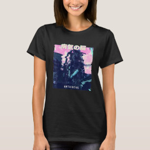 T-shirt Vaporwave Glitch esthétique 80s Machine rétro