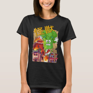 T-shirt Vaporwave Glitch Style esthétique Végétarien Ville
