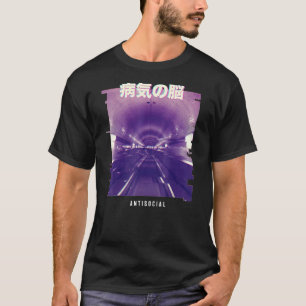 T-shirt Vaporwave industrie de jaillissement esthétique 80