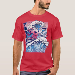 T-shirt Vaporwave Kanagawa Grande vague Japon