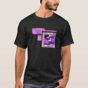 T-shirt Vaporwave PC esthétique triste illustration