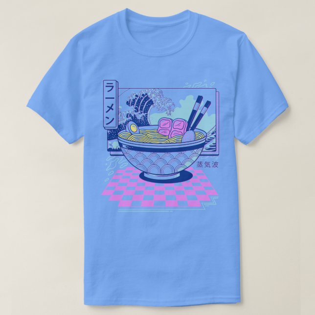 T-shirt Vaporwave Ramen (Design devant)