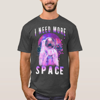 T-shirt Vaporwave spatiale de l'astronaute papillon