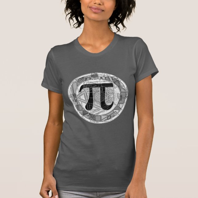 T-shirt Variété de symboles de jour Pi ronds (Devant)