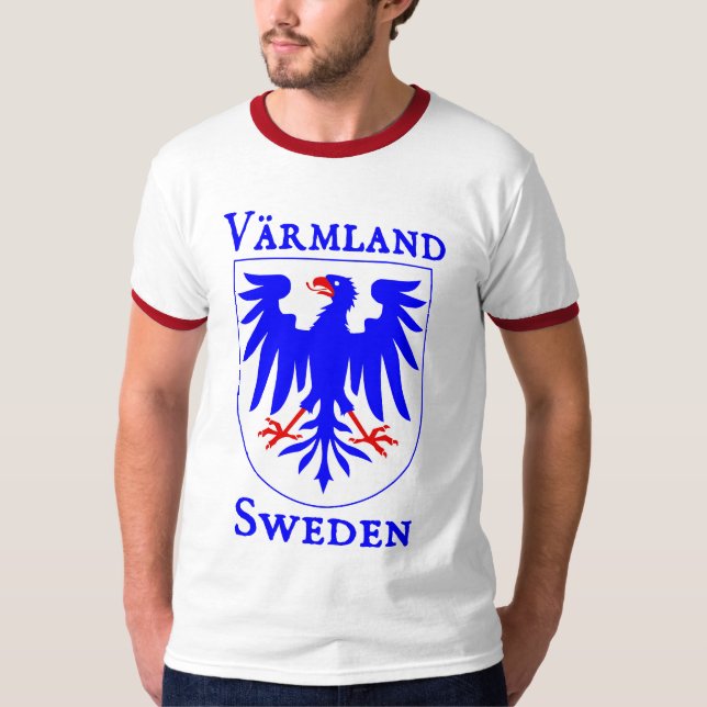 T-shirt Värmland, Suède (Sverige) (Devant)
