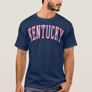 T-shirt Varsity Pink Kentucky Preppy