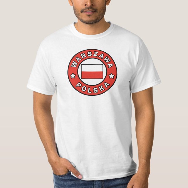 T-shirt Varsovie Pologne (Devant)