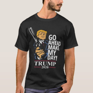 T-shirt Vas-Y, Fais De Ma Journée !  Clint Eastwood Trump 