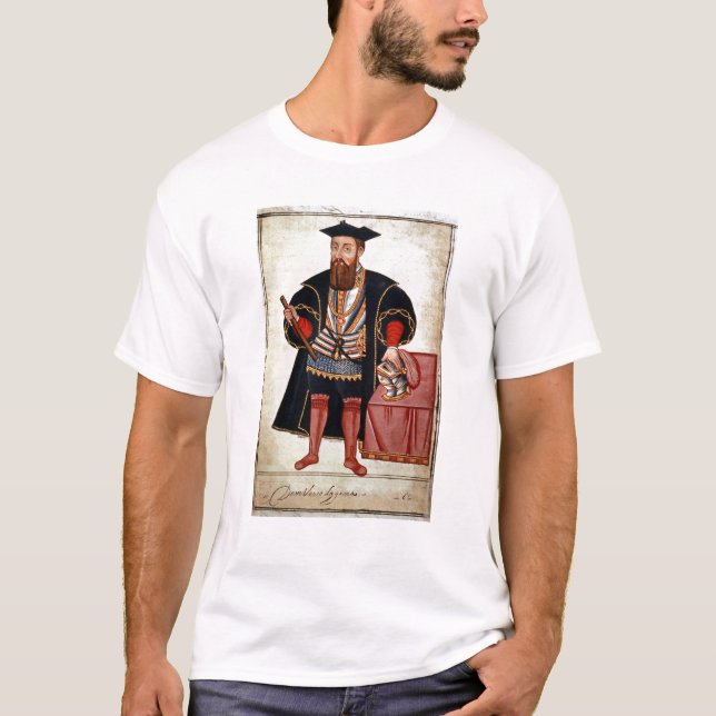 T-shirt Vasco da Gama, illustration (Devant)