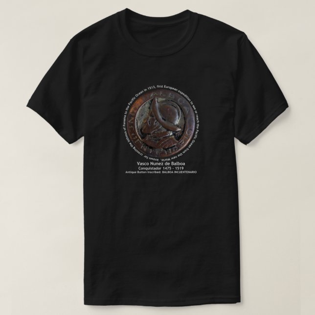 T-shirt Vasco Nunez de Balboa Conquistador (Design devant)