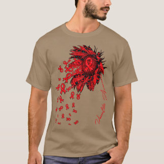 T-shirt Vasculite Sensibilisation Tournesol fleurs de ruba