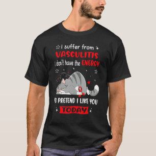 T-shirt Vasculitis Guerrier Je Souffre De Vasculitis