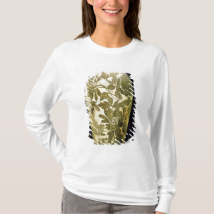 T-shirt Vase à Mei P'ing avec une décoration florale noi