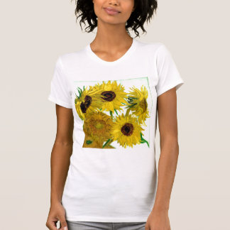 T-shirt Vase avec douze tournesols, beaux-arts de Van Gogh