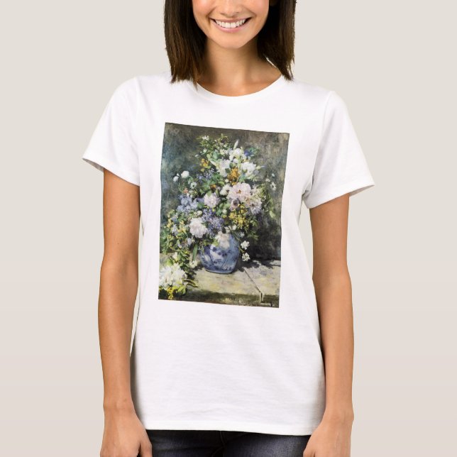 T-shirt Vase de fleurs (Devant)