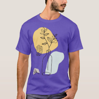 T-shirt Vase de fleurs Abstrait 4