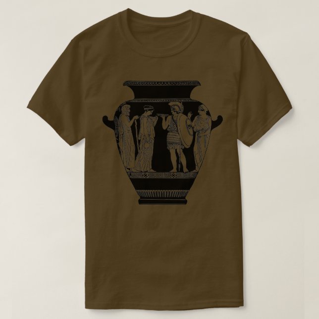 T-shirt Vase grecque Poterie Grèce antique (Design devant)