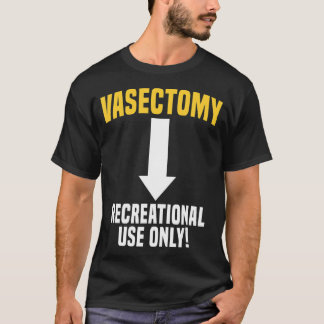 T-shirt Vasectomie Chirurgie Survivant Contrôle de la nais