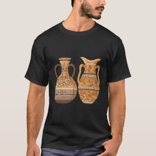 T-shirt Vases de poterie grecque Poterie céramique