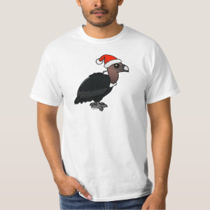 T-shirt Vautour blanc Père Noël
