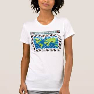 T-shirt Vautours de la carte du monde