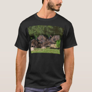 T-shirt Vautours de Turquie avec les ailes répandues