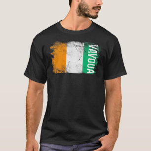 T-shirt Vavoua Côte d'Ivoire Drapeau Pour Ivoiriens Hommes