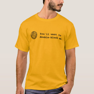 T-shirt vball, vous voudrez le double-bloc je