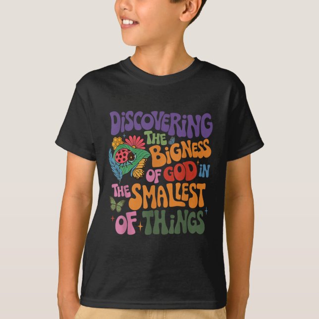 T-shirt Vbs 2025 Magnified Smallest Insects Adventure Vbs  (Devant)