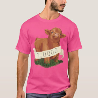 T-shirt Veau Highland