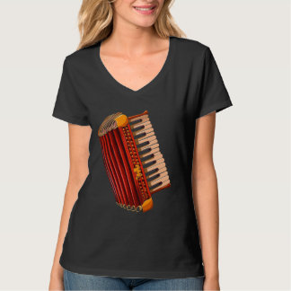 T-shirt Vecteur Accordion