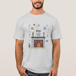 T-shirt Vecteur de la culture numérique 2026, la nouvelle